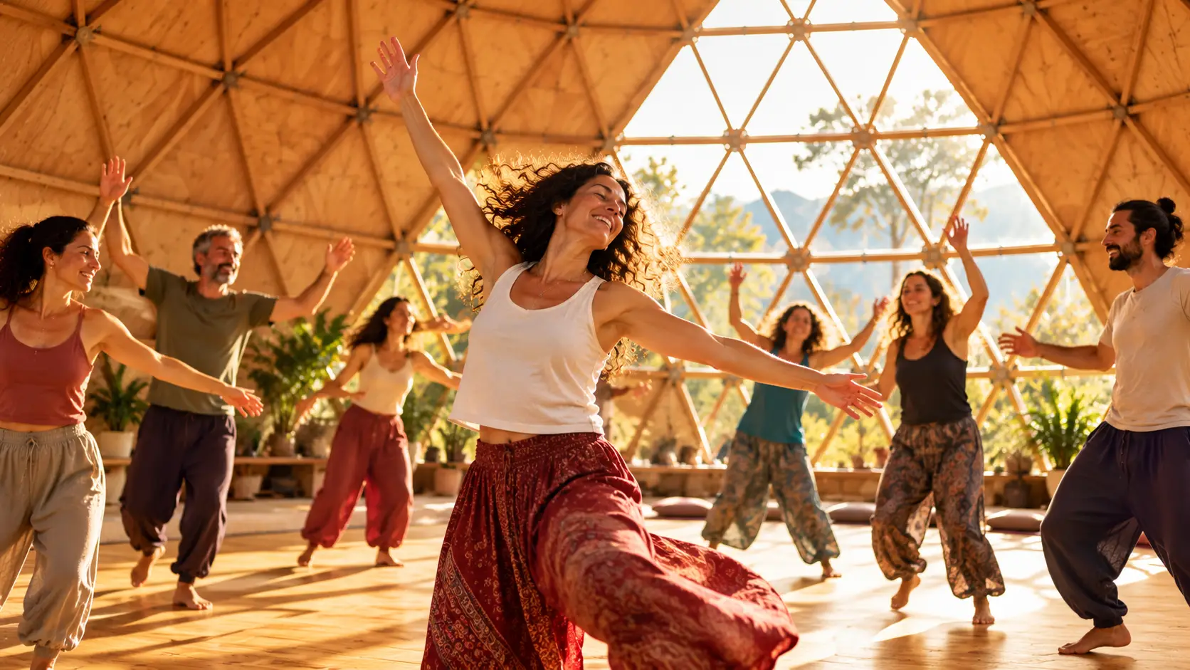 Danza en el Retiro de Silencio y Risa